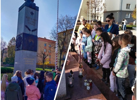 Wyjście klas młodszych na Plac Orląt Lwowskich